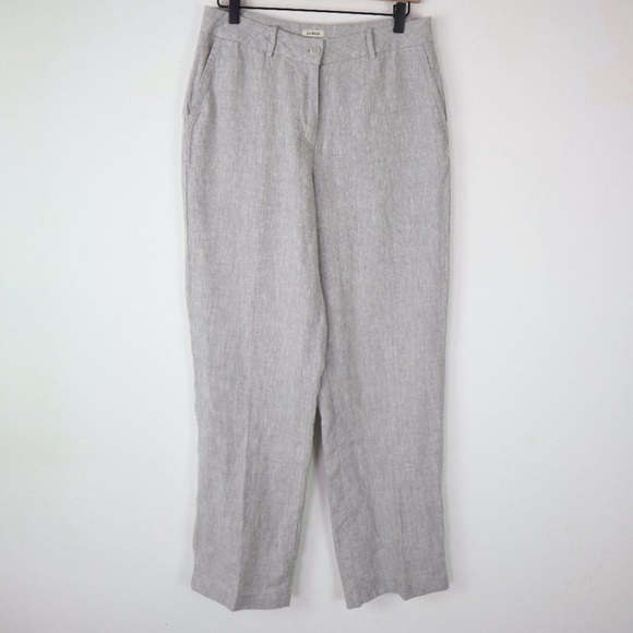 LL Bean Womens Linen Pants Gray Size 6
MT Classic Fit Straight Leg Pockets Grey - Picture 2 of 9